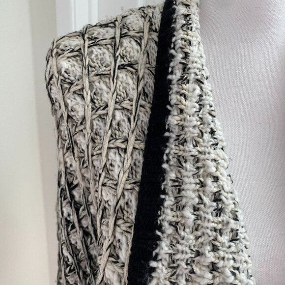 Alice + Olivia Open Drap Cardigan Chunky Knit Ombre Size Small/ Medium As Is - Picture 2 of 10